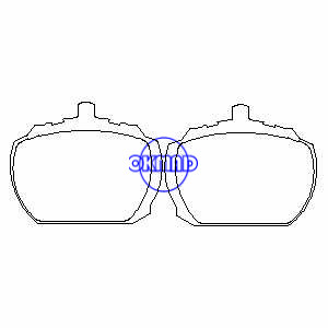 FORD TRANSIT ROVER 2000-3500 TRIUMPH 2000 2500 TR8 VAUXHALL VENTORA VICTOR TRIUMPH Stag TR8 Pastilha de freio FMSI: 7014-D81 OEM: 5010540 FDB833 TRW: GDB335 GDB340 WVA: 20364 20365 20381 20400 20403 2 0604, FF833